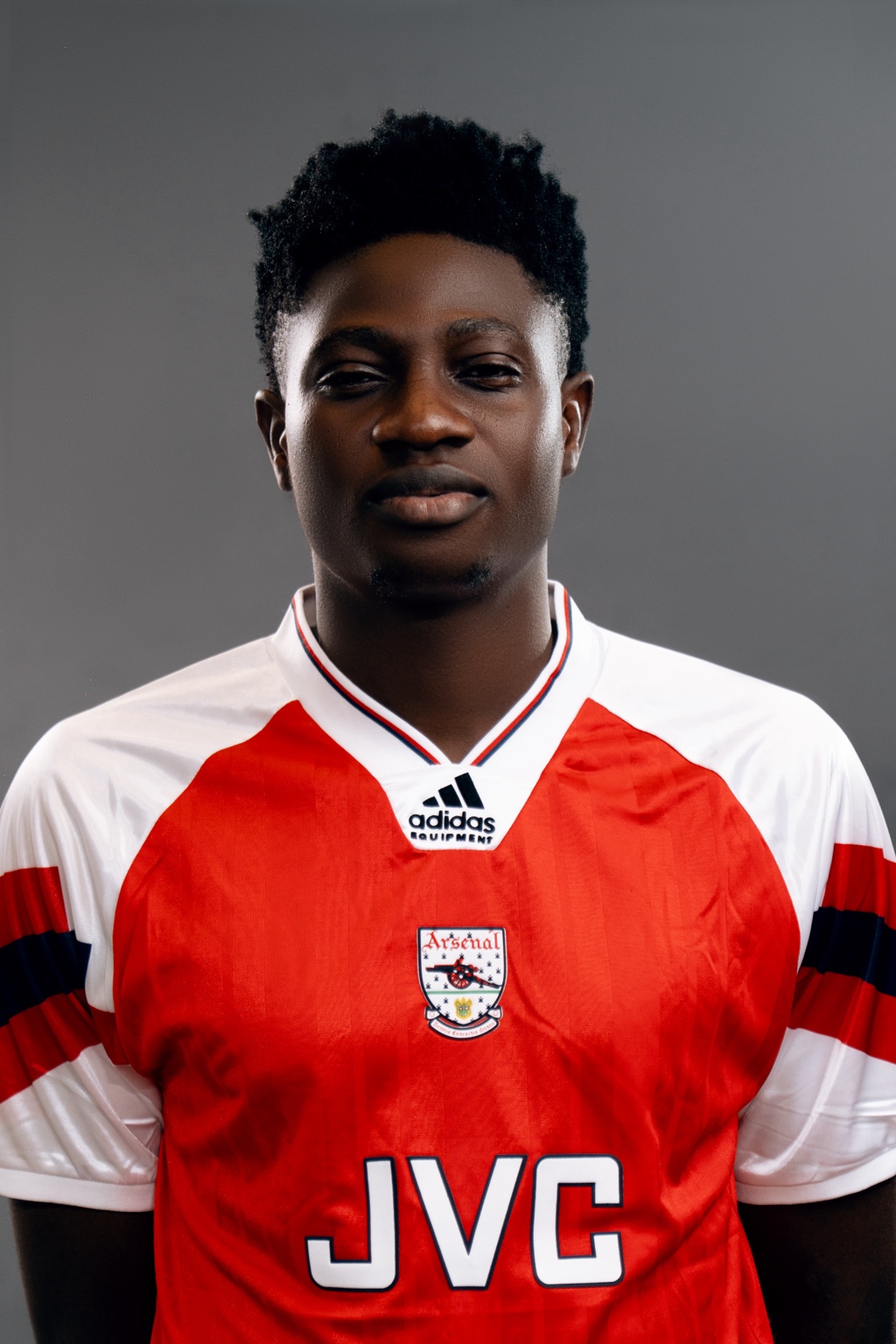 Portrait of Remote in a red jersey